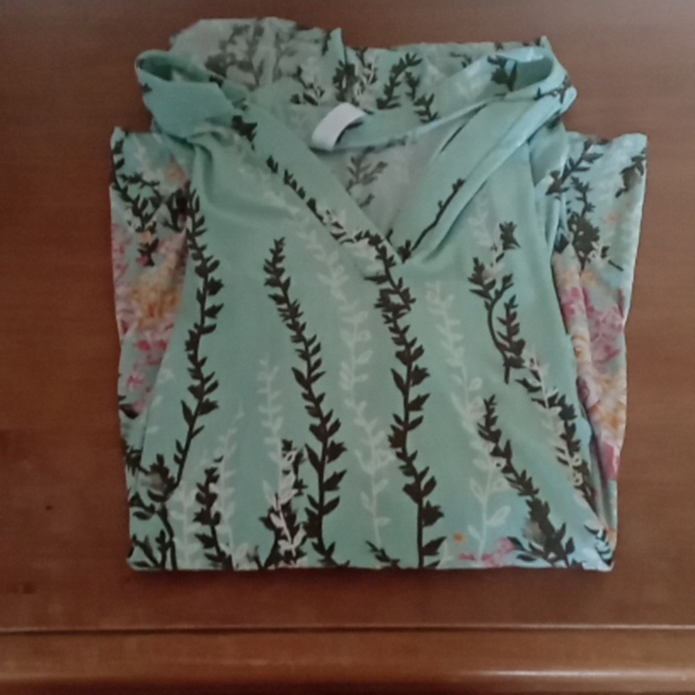 Paisley Grace teal top